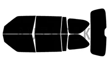 PreCut All Side + Rear Window Film Any Tint Shade % For Nissan Armada 2017-2024