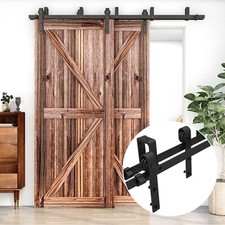 4-20FT Sliding Barn Door Hardware Closet Track Kit for Single/Double/Bypass Door