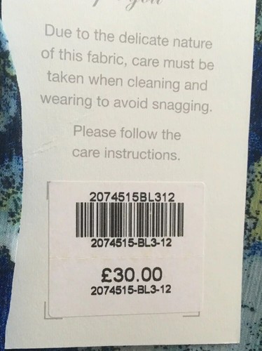NWT EMMA BLAKE BLUE MULTI FLORAL FULLY LINED SUIT SKIRT & JACKET S12 - Picture 3 of 9