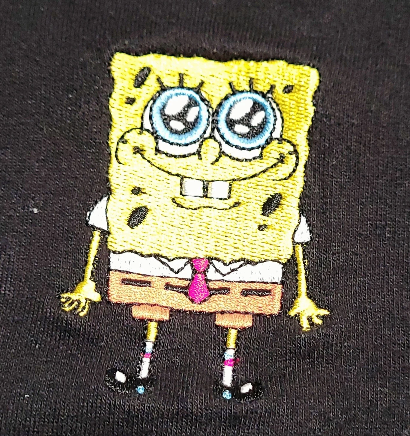 Nick 90s Spongebob Squarepants Embroidered Sweatshirt Size Small NWOT