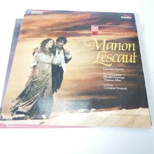 Puccini Manon Lescaut Laserdisc Kanawa, Domingo, Sinopoli, The Royal Opera