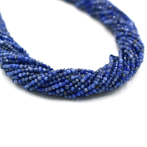 Naturale Lucido Pistola Metallo Perline per Collana Fare Micro Sfaccettato Gemma