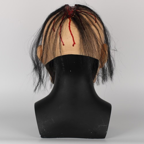 Scary Drop Blood Skull Maggots Face Head Mask Cosplay Party Halloween Mask Props - Picture 5 of 12