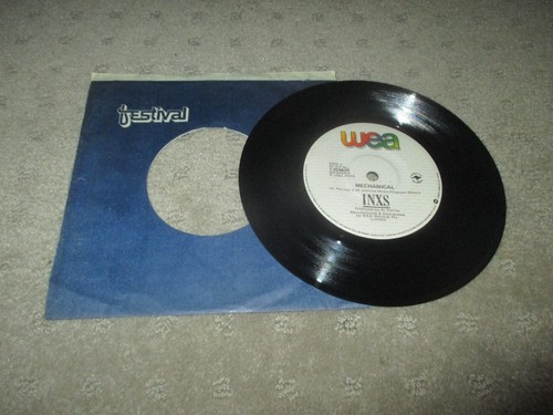 INXS I SEND A MESSAGE / MECHANICAL 7" 198 WEA RECORDS 7-259620 (D) - Picture 2 of 2