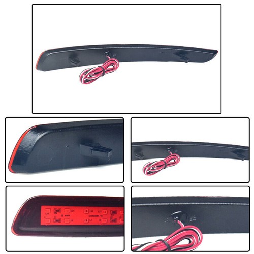 LED Rear Bumper Reflector Fog Brake Turn Indicator Lights For Ford Fusion 11-13 - Picture 3 of 5