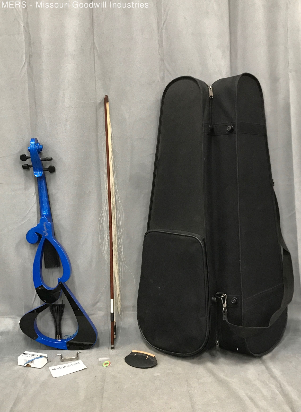 Sojing Blue Electric Violin with Case eBay