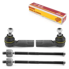 For 2006-2013 Audi A3 Quattro A3 Front Inner & Outer Tie Rod End Kit 4 PCS