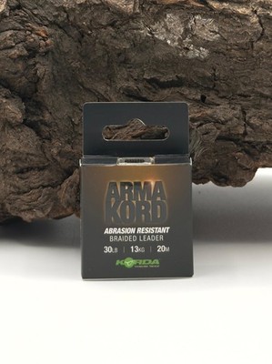 Korda Arma Kord 30lbs 13kg Abrasion Resistant Braided Leader Vorfachschnur 20m