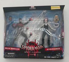 Marvel legends Spider-Man Miles Morales Spider-Gwen 2 pack into the Spiderverse