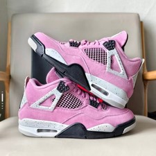 Jordan 4 Retro Pink Men Women Mid Top Basketball Shoes