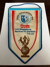 Wimpel FDGB-Pokal 1978/79 1. FC Magdeburg - BFC Dynamo, 28.04.1979 DDR Oberliga