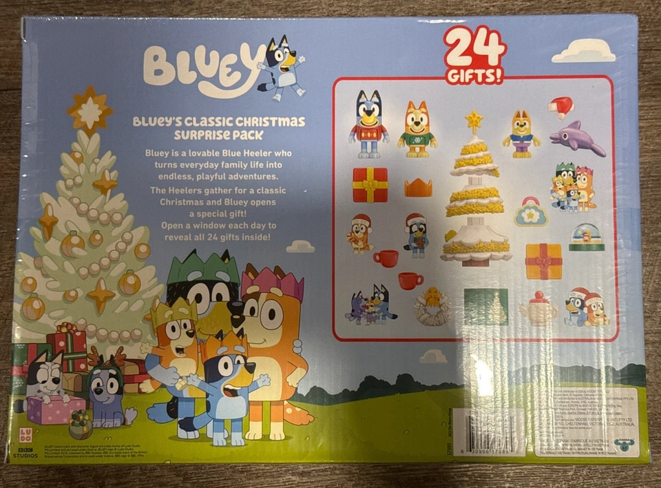 Bluey Advent Calendar Bluey’s Classic Christmas Surprise Pack 24 Days - Image 2 of 2