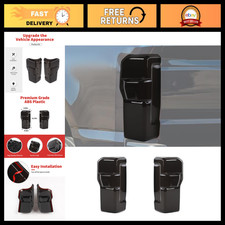Smoked Black Tail Light Cover Guard Trim For 2021-2026 Ford F250 F350 F450 F550