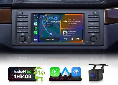 Android 14 BMW E39 Autoradio mit DSP Bluetooth WiFi 6 7'' IPS CarPlay 4+64G Radio
