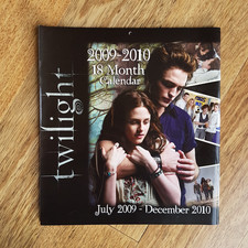Twilight 2009-2010 CALENDAR 18 Month Merchandise Collector Movie Merch VAMPIRES