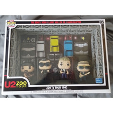 Funko Pop Moment U2 Zoo TV Tour 1993 - 05 SEALED WALMART BONO EDGE LARRY MULLE