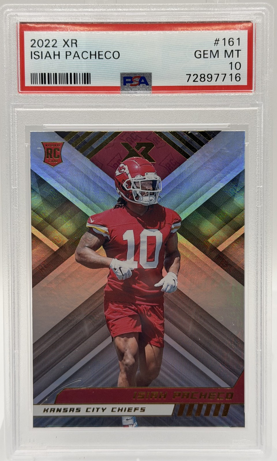2022 Panini XR - Rookies Isiah Pacheco #161 (RC)