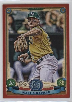 2019 Topps Gypsy Queen Red 3/10 Matt Chapman #260 o7m