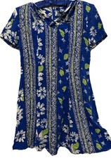 Jamie Brooke Dress 10 Vintage Y2K 90s Floral Coquette Tie Back Mini Sundress M