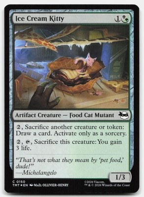 Ice Cream Kitty 150 TMT Magic: The Gathering C Foil NM