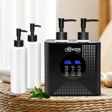 Massage Oil Warmer Double Bottle Professional Electric Lotion Digital Heater for