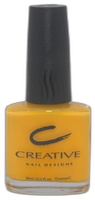Creative Nail Design Nail Polish, Hot Pop Yellow 347