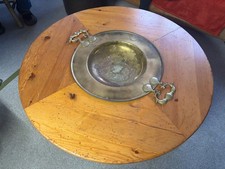 a pine fire pit table brass 