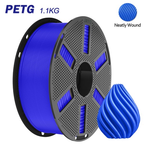 JAYO 1.1KG PETG Blue 3D Printer Filament 1.75mm Toughness Enhanced Bubble-Free