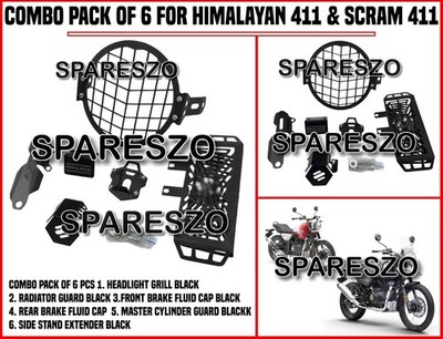 KOMBI 6ER PACK PASSEND FÜR ROYAL ENFIELD HIMALAYAN 411 & SCRAM 411