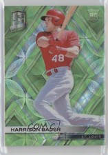 2018 Panini Chronicles Spectra Neon Green Prizm 2/49 Harrison Bader #79 o7m