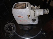 Antique Graflex SVE SchoolMaster Filmstrip Projector 35mm Table Top Gray