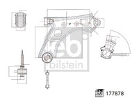 Lagerung Motor Links Rechts Febi Bilstein 17940 FÜR Mercedes Motorhalter
