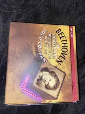 Beethoven: The 9 Symphonies; Frans Brüggen O18thC (CD, 1994, 5 Discs, Philips)