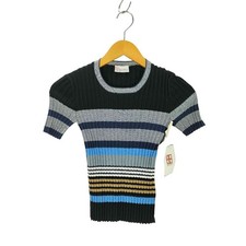 RED VALENTINO Multi Stripe S S Knit Ladies Import Used Secondhand 0907