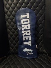 Torrey Pines GC Driver Headcover Azul AM&E Golf Cuero RARO NUEVO
