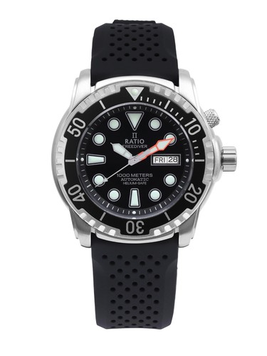 FreeDiver Helium-Safe Dive Watch Sapphire Crystal Automatic Diver Watch 1000M...