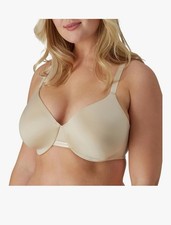 Bali One Smooth U Smoothing  Concealing Underwire Bra Spot Taupe 34D DF3W11