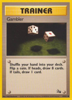 Pokémon Gambler FO-60 Common Englisch Good