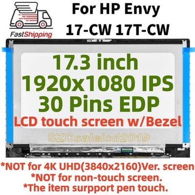 N42848-001 For HP Envy 17-CW0023DX 17T-CW100 LCD Display Touch Screen Assembly