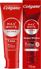 COLGATE Max White Ultimate ultra Catalyst Toothpaste 75 ml Whiter in 3 Days 78.40 per litre