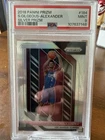 PSA 9 2018 Panini Prizm Shai Gilgeous-Alexander Silver Rookie RC #184