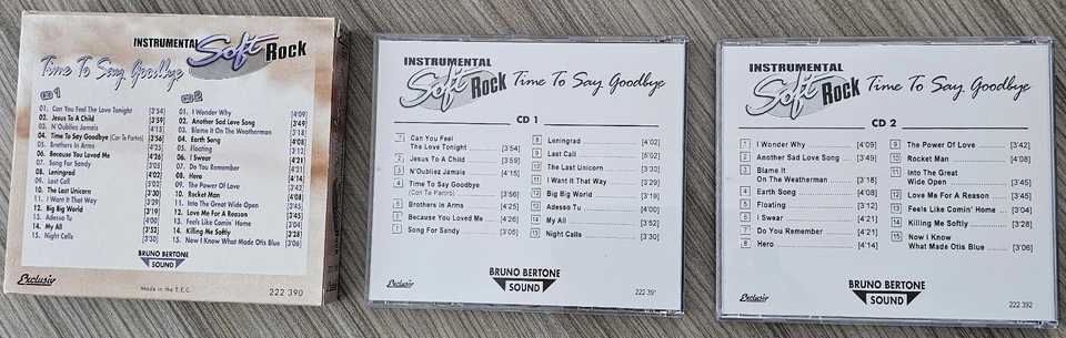 2 CD Set "Instrumental Soft Rock" Time To Say Goodbye - gebr. - Bild 4 von 4