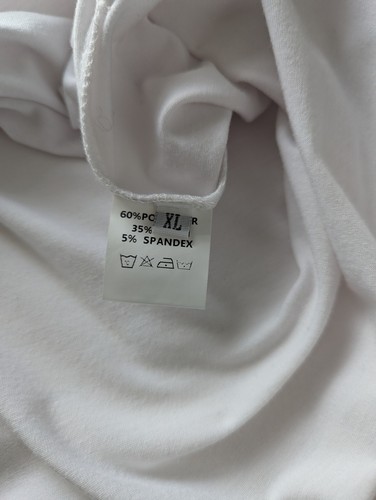 Women's White Tank Laced V Neck XL Extra Large - Picture 7 of 7