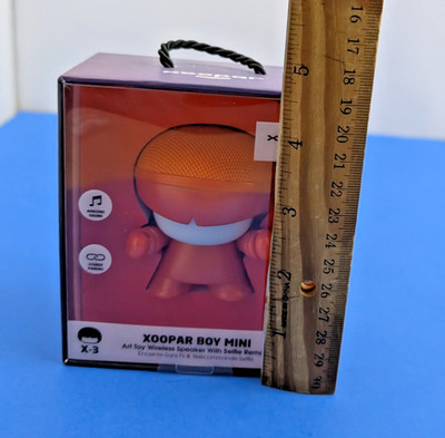 Xoopar Boy Mini Wireless Speaker With Selfie Remote - Orange