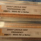 Photo of a 2009-P Lincoln Bicentennial Cent Presidency from an eBay sale