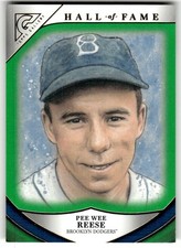 2019 Topps Gallery Pee Wee Reese Hall of Fame Green #/250 #HOFG-6