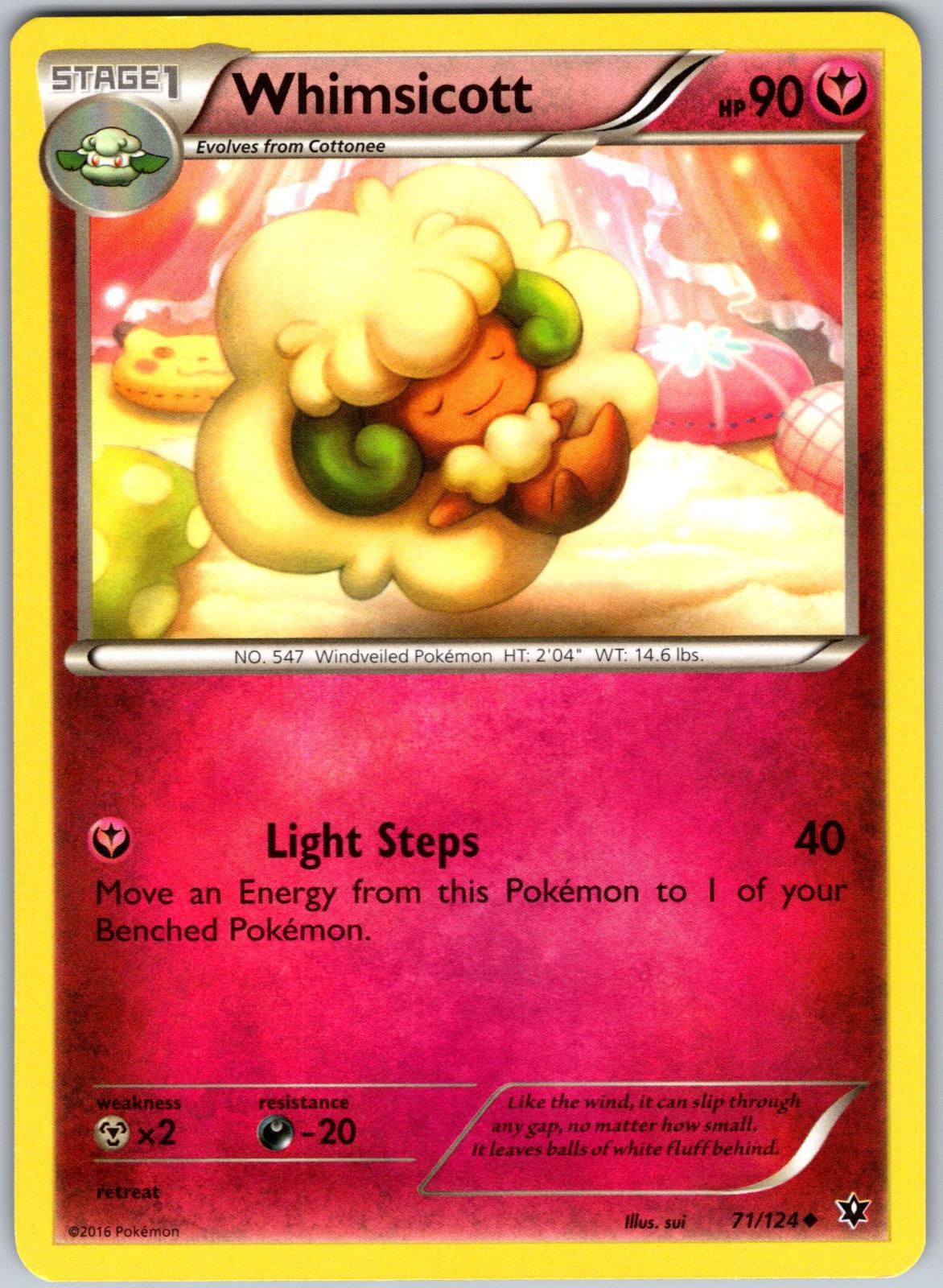Whimsicott 71/124 Uncommon Fates Collide Near Mint