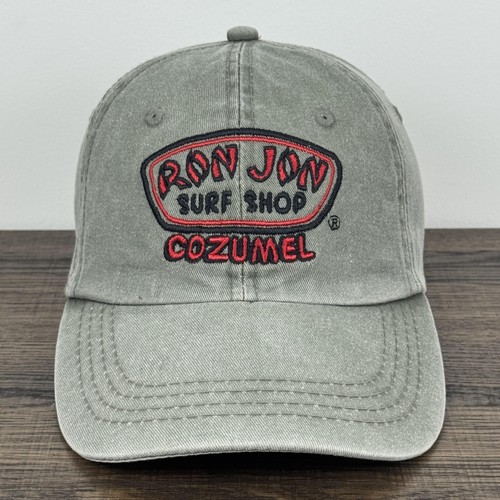 Visière réglable unisexe brodée Ron Jon Surf Shop Cozumel crème/beige