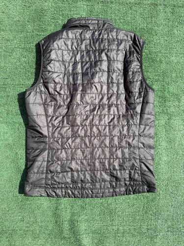 Patagonia Vest Men Medium Black Nano Puff Lightweight Primaloft Quilted Full Zip - Picture 2 of 5