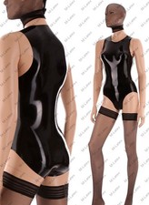 Latex Gummi Rubber Leotard bodysuit swimwear swimsuit customized 1.0mm 976-1